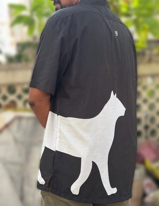 White Cat Men's Shirt