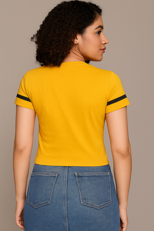 Smiley Face Crop Top