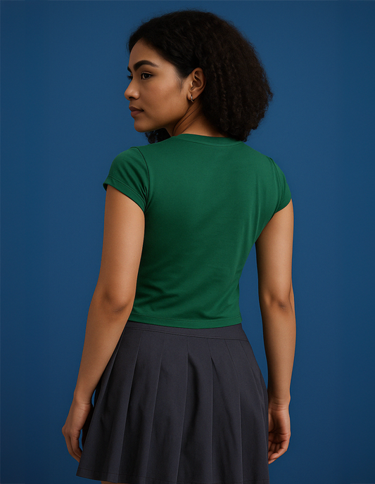 A Little Bit Dramatic Crop Top