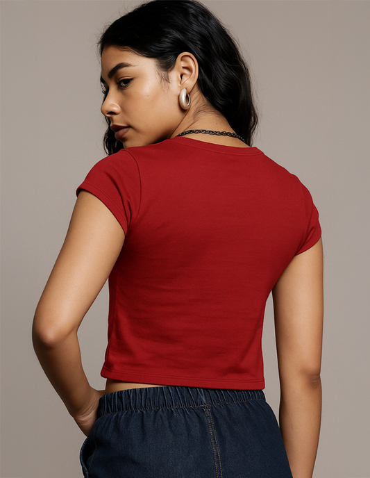 Serial Chiller Crop Top