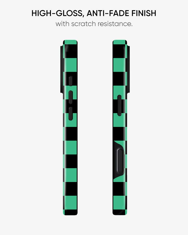 Tanjiro Uniform Gloss Shell Case for iPhone