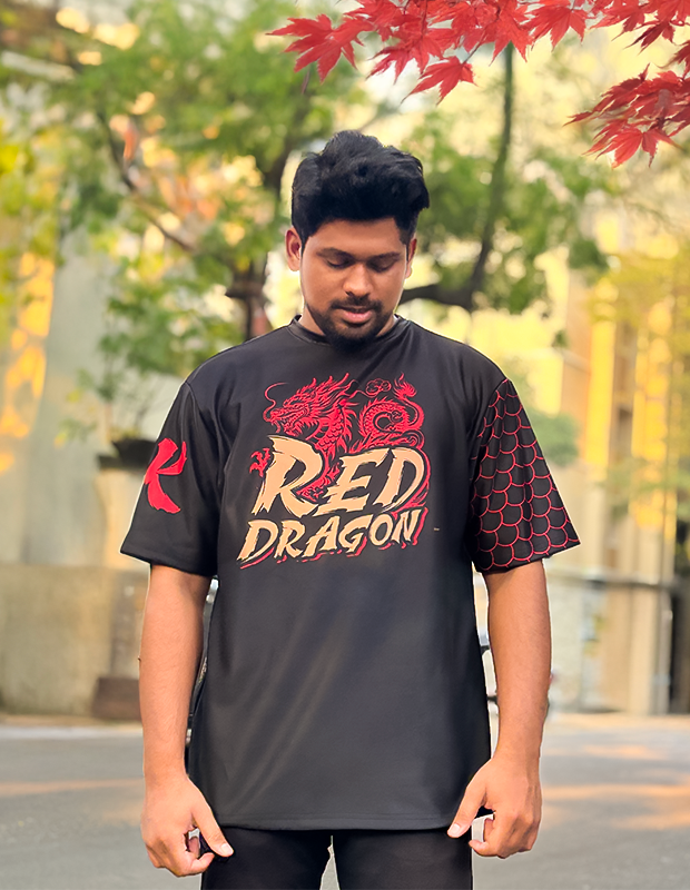 Red Dragon Oversized T-Shirt