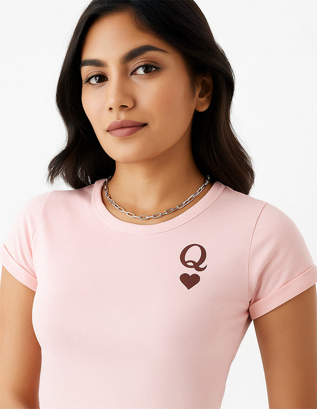 Queen of Hearts Crop Top