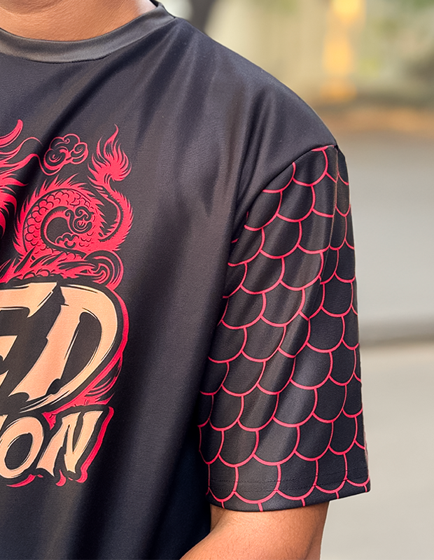 Red Dragon Oversized T-Shirt