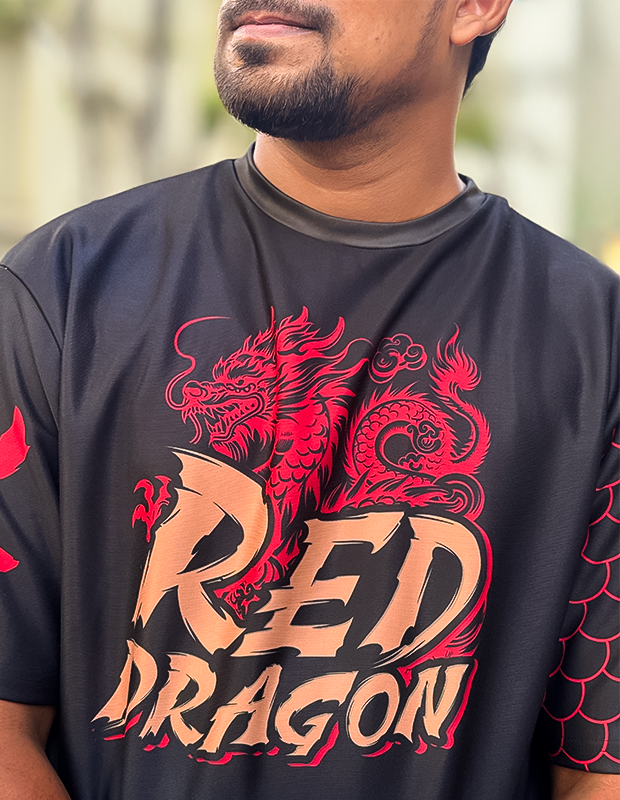 Red Dragon Oversized T-Shirt