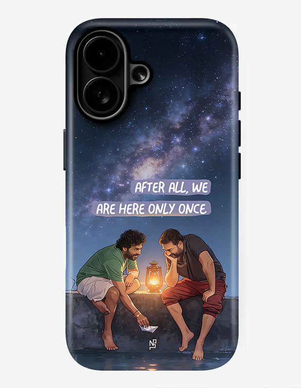 Here Only Once Gloss Shell Case for iPhone