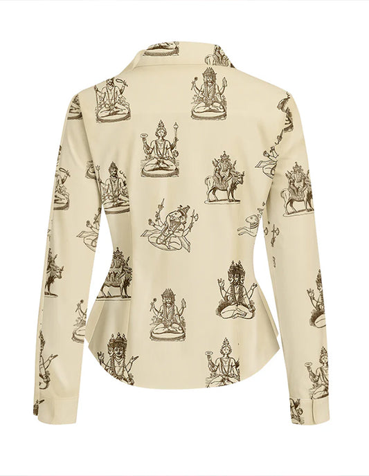 Tamil Gods Women Fitted Shirt