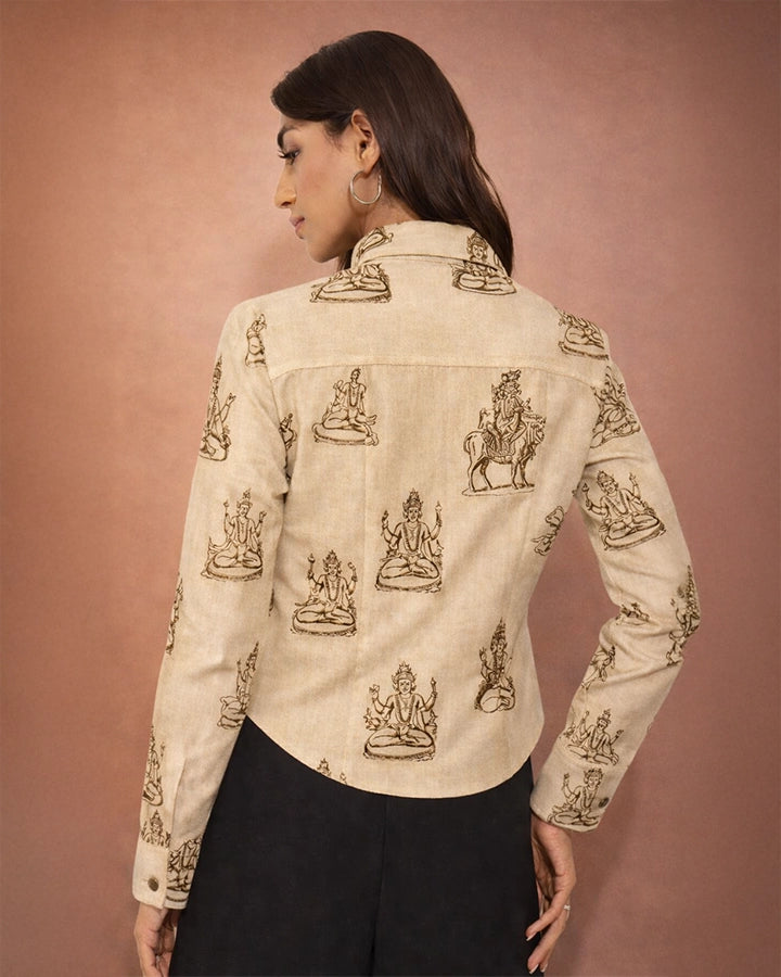 Tamil Gods Women Fitted Shirt
