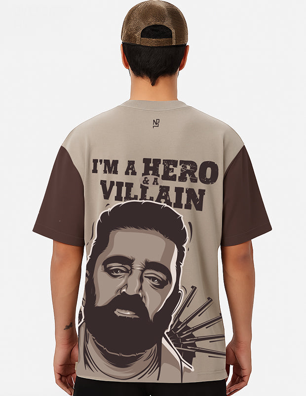 Hero and Villain Oversized T-Shirt