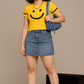 Smiley Face Crop Top