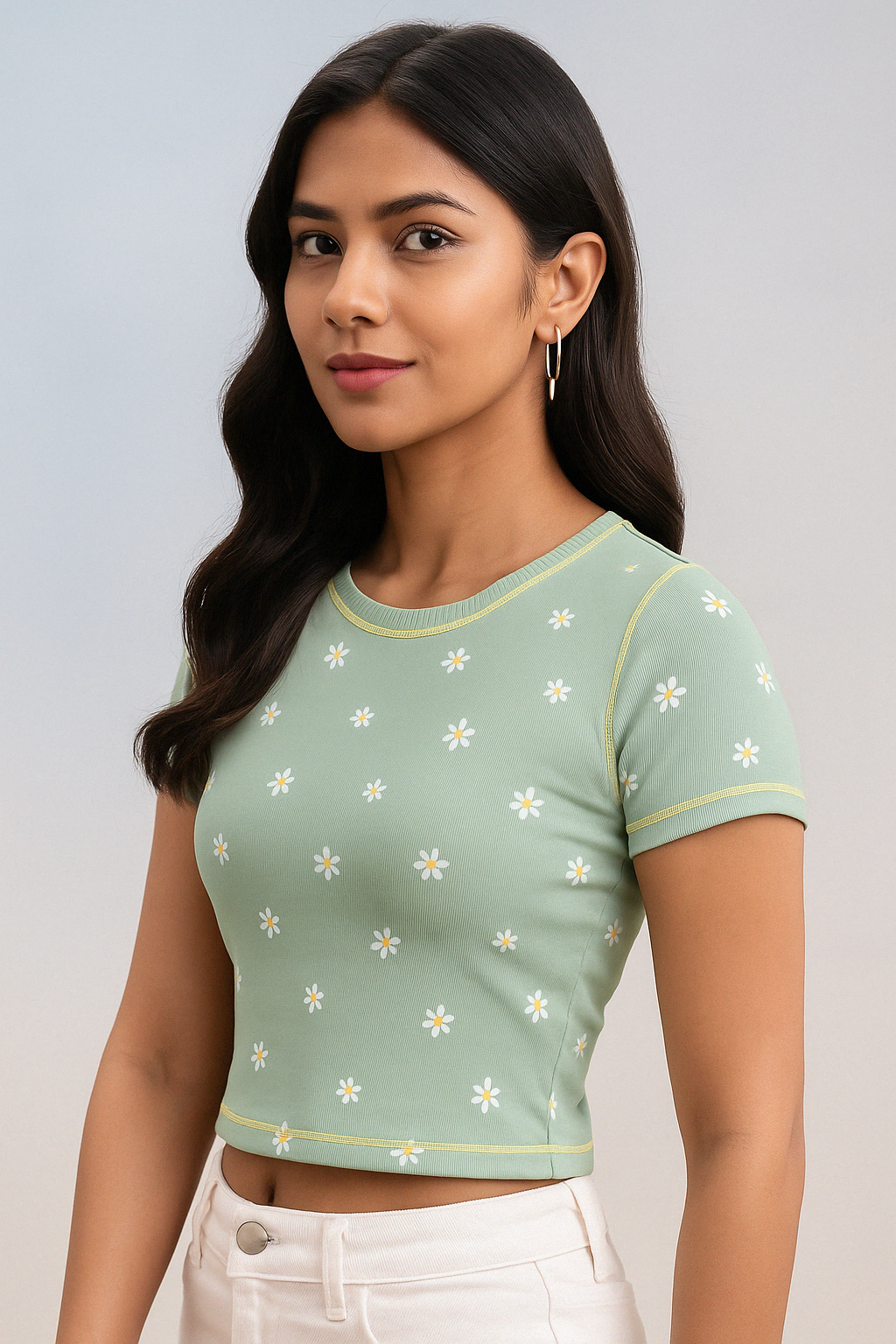 Daisy Vibes Crop Top