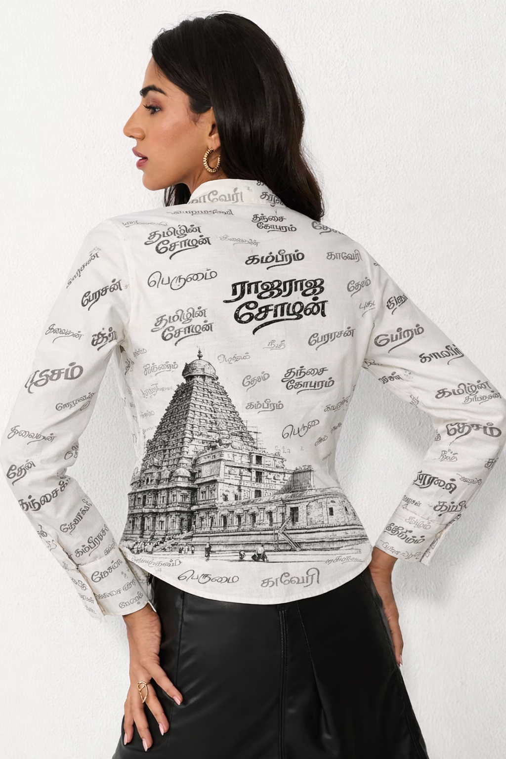 Raja Raja Chozhan Women Fitted Shirt