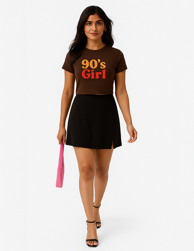 90s Girl Crop Top