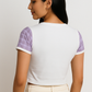 Inspire Lavender Plaid Crop Top