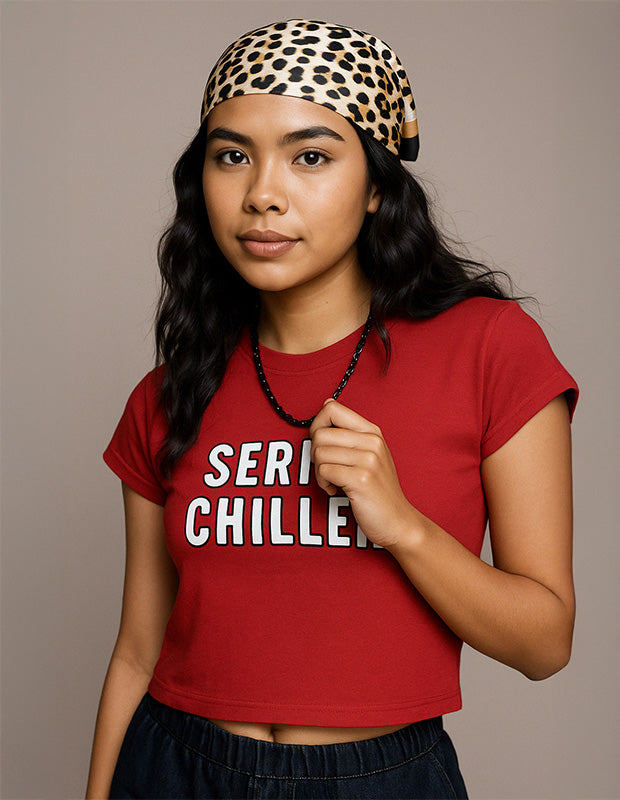 Serial Chiller Crop Top