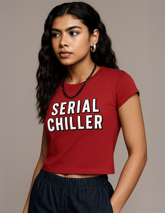 Serial Chiller Crop Top