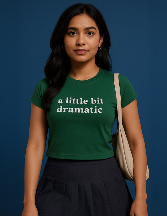 A Little Bit Dramatic Crop Top