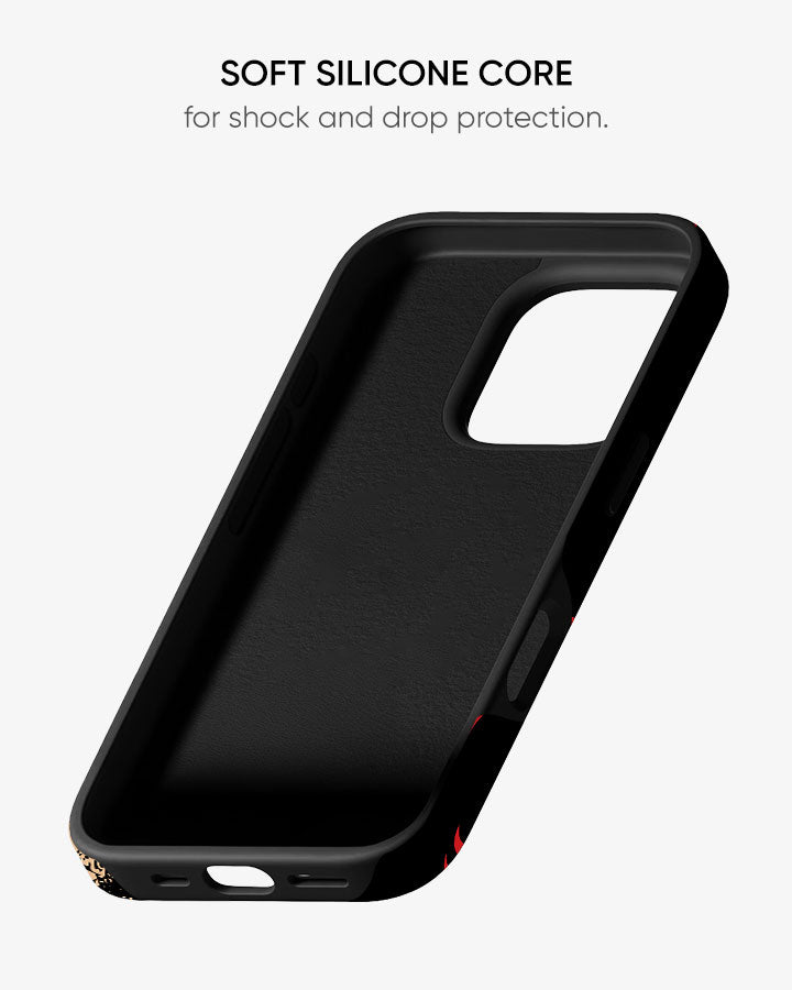 Red Dragon Gloss Shell Case for iPhone