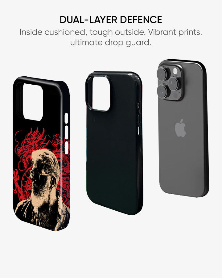 Red Dragon Gloss Shell Case for iPhone