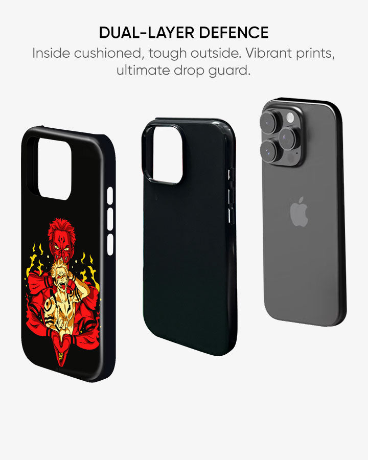 Sukuna Gloss Shell Case for iPhone