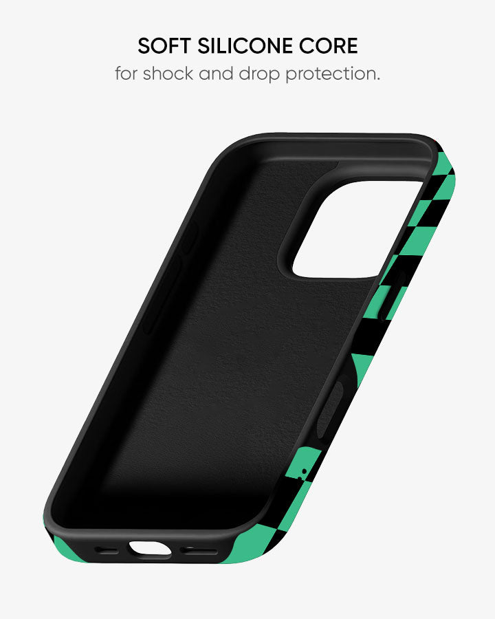 Tanjiro Uniform Gloss Shell Case for iPhone