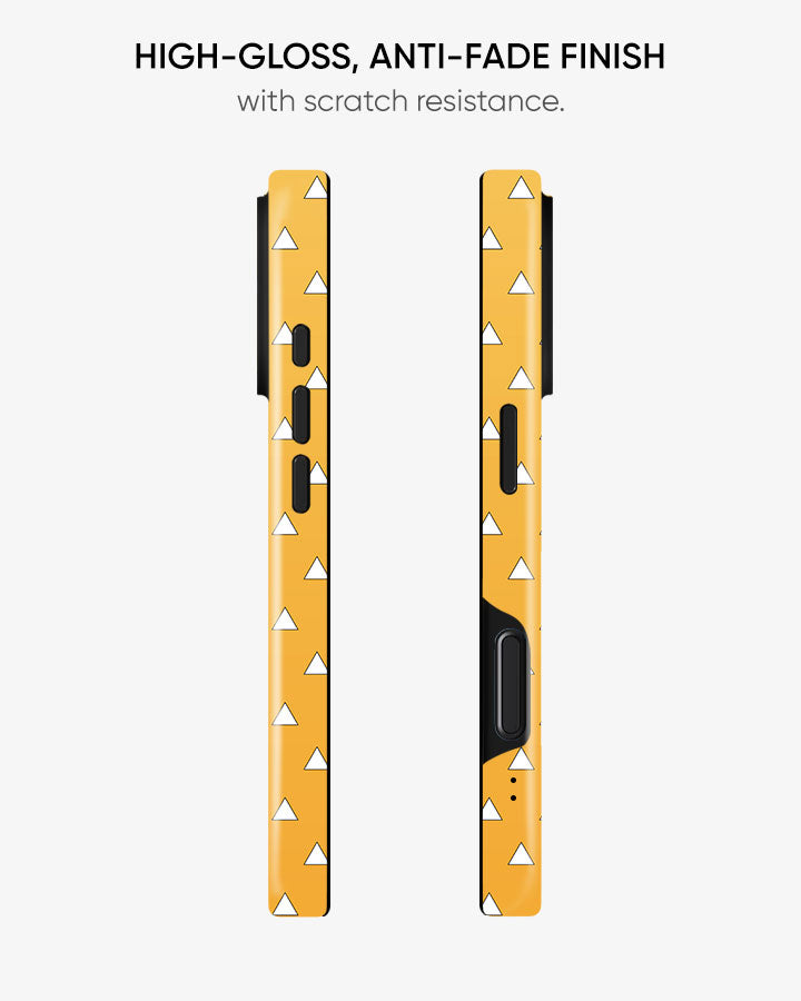 Zenitsu Uniform Gloss Shell Case for iPhone