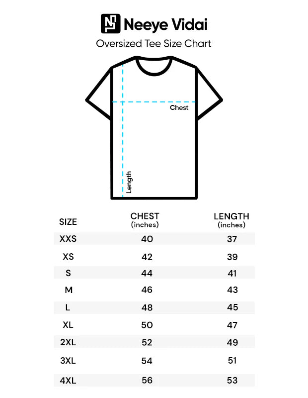 Hero and Villain Oversized T-Shirt