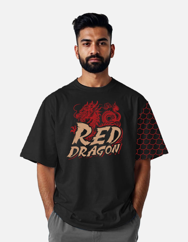 Red Dragon Oversized T-Shirt
